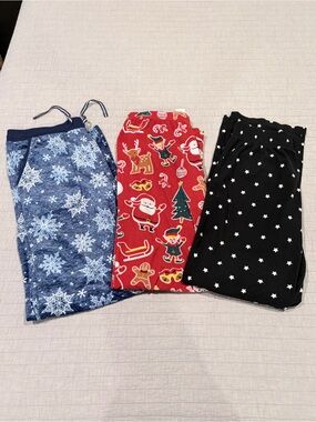 Pajama Pants Bundle (3) | Nautica, Calvin Klein, PJ Place | XS–S